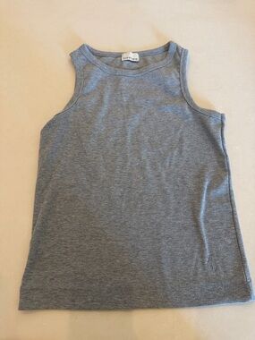 Studio Heather Gray Ribbed Tank